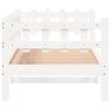 vidaXL Lit de jour sans matelas blanc 90x190 cm bois de pin massif