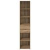 vidaXL Haut Armoire avec tiroir Ch&ecirc;ne artisanal 40 x 42,5 x 185 cm