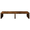 vidaXL Support de moniteur ch&ecirc;ne fum&eacute; 50x27x10 cm bois d'ing&eacute;nierie