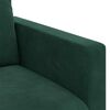 vidaXL Canap&eacute; 2 pcs Vert fonc&eacute;