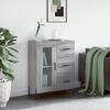 vidaXL Buffet sonoma gris 69,5x34x90 cm bois d'ing&eacute;nierie