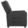 vidaXL Fauteuil inclinable Gris fonc&eacute; Tissu