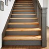 vidaXL Marches d'escalier 12 pcs marron clair 100x25x2 cm ch&ecirc;ne massif