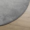 vidaXL Tapis IZA poils courts style scandinave gris &Oslash; 100 cm