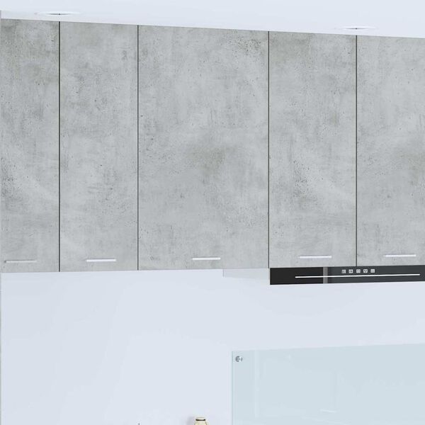 vidaXL Armoire suspendue Gris b&eacute;ton et Blanc 50 x 31 x 80 cm