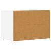 vidaXL Meuble TV Blanc 60 x 35 x 40 cm Bois d'ing&eacute;nierie
