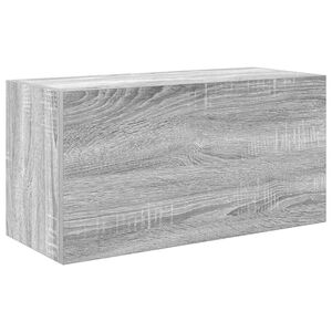 vidaXL Armoire murale de bain sonoma gris 60x25x30cm bois d'ing&eacute;nierie