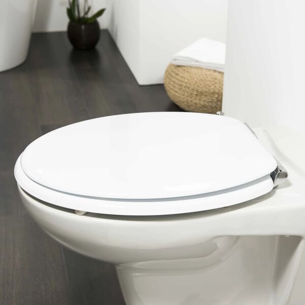 Tiger Abattant WC à fermeture en douceur Reno MDF Blanc 252350646