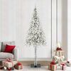 vidaXL Sapin de No&euml;l avec 300 LED Blanc 210 cm PE et Acier