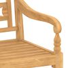 vidaXL Salon de jardin 4 pcs avec coussins Bois de teck solide