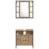 vidaXL Ensemble de Meubles de Salle de Bain 4 pcs ch&ecirc;ne artisanal