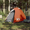 vidaXL Tente de camping &agrave; d&ocirc;me 2 personnes orange imperm&eacute;able