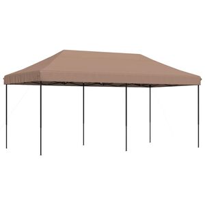 vidaXL Tente de f&ecirc;te 292 x 580 x 315 cm Marron Tissu Oxford