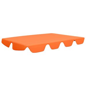 vidaXL Toit de rechange de balan&ccedil;oire orange 150/130x105/70 cm