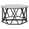 vidaXL Table basse Sonoma gris 80 x 80 x 42 cm