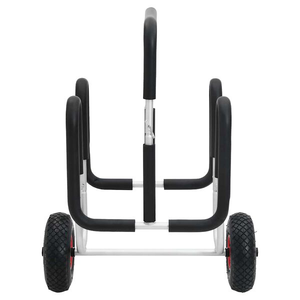 vidaXL Chariot de SUP pour 2 planches de surf 90 kg aluminium