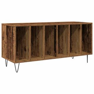 vidaXL Meuble &agrave; vinyles Bois ancien 100 x 38 x 48 cm Bois d'ing&eacute;nierie