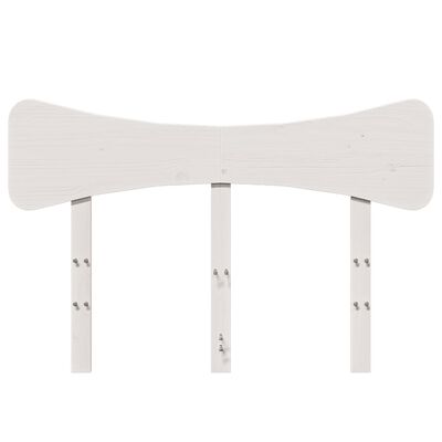 vidaXL Tête de lit blanc 120 cm bois massif de pin