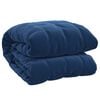 vidaXL Couverture lest&eacute;e Bleu 220x235 cm 15 kg Tissu