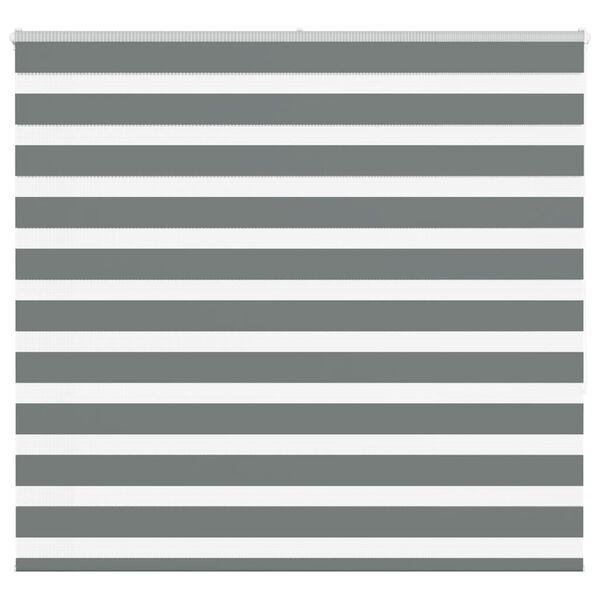 vidaXL Store z&egrave;bre gris fonc&eacute; largeur du tissu 160,9 cm polyester