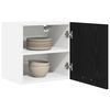 vidaXL Armoire suspendue 2 pcs Ch&ecirc;ne noir et Blanc 40 x 31 x 40 cm