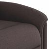 vidaXL Fauteuil inclinable de massage &eacute;lectrique Marron fonc&eacute; Tissu