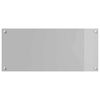 vidaXL Protection de cuisine 2 pcs Gris clair 90 x 40 cm verre tremp&eacute;