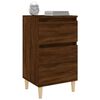 vidaXL Table de chevet ch&ecirc;ne marron 40x35x70 cm