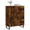 vidaXL Buffet ch&ecirc;ne fum&eacute; 69,5x34x90 cm bois d'ing&eacute;nierie