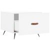 vidaXL Tables basses 2 pcs blanc 50x50x40 cm bois d'ing&eacute;nierie