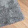 vidaXL Tapis shaggy &agrave; poils longs NAVARRA gris clair 200x200 cm