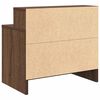 vidaXL Tables de chevet avec tiroir 2 pcs ch&ecirc;ne marron 51x31x47 cm