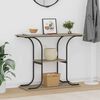 vidaXL Table console Ch&ecirc;ne Sonoma 101 x 35 x 80,5 cm Bois d'ing&eacute;nierie