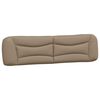 vidaXL Cadre de lit sans matelas Hvar cappuccino 200x200 cm similicuir