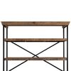 vidaXL Buffet avec &eacute;tag&egrave;res Bois de manguier massif 120x35x200 cm