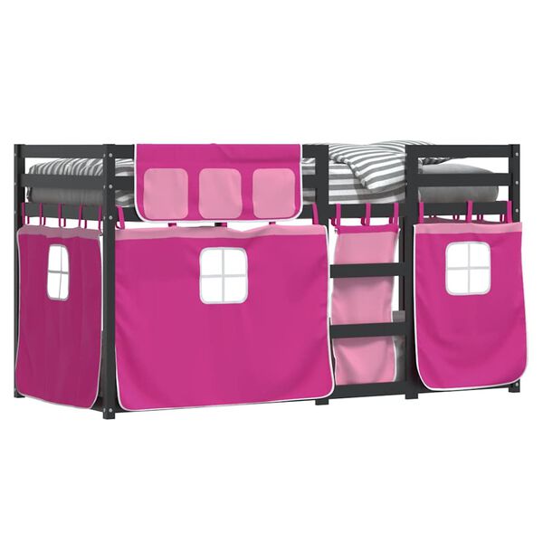 vidaXL Lit superpos&eacute; sans matelas 90x190 cm bois de pin massif