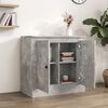 vidaXL Buffet gris b&eacute;ton 70x35,5x67,5 cm bois d'ing&eacute;nierie