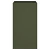 vidaXL Jardini&egrave;re vert olive 42x38x75 cm acier