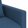 vidaXL Canap&eacute; 2 pcs Bleu 158 x 78 x 80 cm tissu