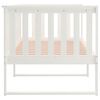vidaXL Lit de jour sans matelas blanc 100x200 cm bois de pin massif