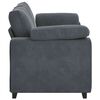 vidaXL Canap&eacute; causeuse gris fonc&eacute; 180x77x82 cm velours