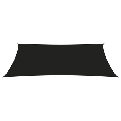 vidaXL Voile de parasol tissu oxford rectangulaire 2,5x5 m noir