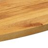 vidaXL Dessus de table 140x50x3,8 cm ovale bois massif de manguier