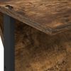 vidaXL &Eacute;tag&egrave;re &agrave; magazines avec &eacute;tag&egrave;re Ch&ecirc;ne fum&eacute; 68 x 40 x 123,5 cm