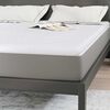 vidaXL Surmatelas Blanc 140 x 200 x 5.5 cm Tissu en Tricot