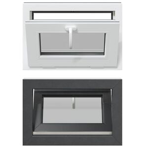 vidaXL Fen&ecirc;tre de sous-sol RISOR 60 x 40 cm PVC et verre