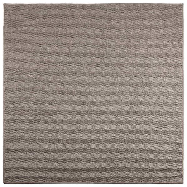 vidaXL Tapis de surface Carr&eacute; LUGO Taupe 240 x 240 cm Polyester