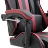 vidaXL Chaise de jeu Rouge bordeaux Similicuir