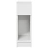 vidaXL Tables de chevet avec tiroir 2 pcs blanc 20x36x60 cm