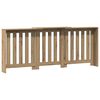 vidaXL Cache-radiateur ch&ecirc;ne artisanal 205x21,5x83,5 cm